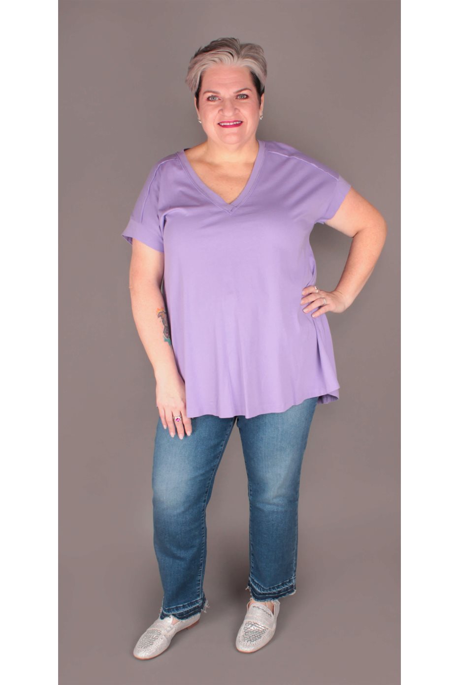 Tunique Tee-Shirt Lilas